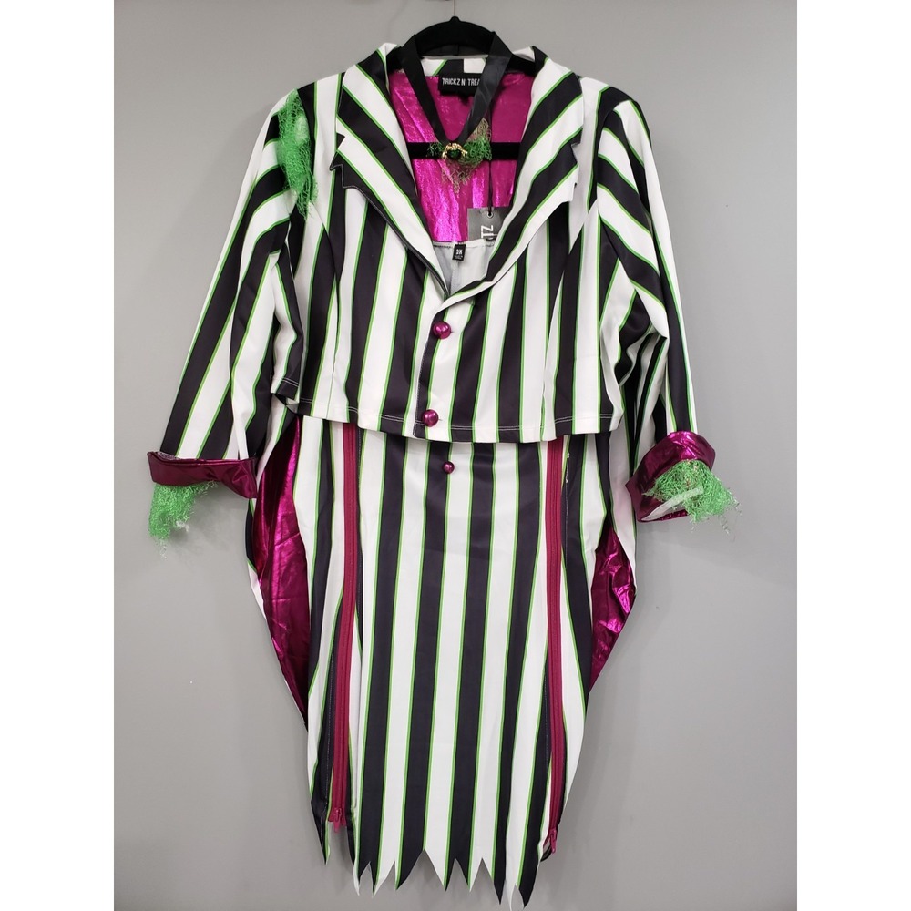 NEW Dolls Kill Women The Bio-Exorcist Costume Cosplay Haunted Circus Beetlejuice